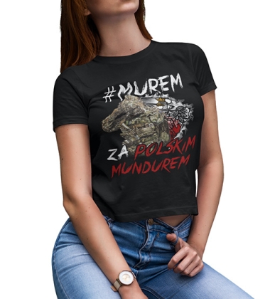 Koszulka damska MUREM ZA POLSKIM MUNDUREM 4